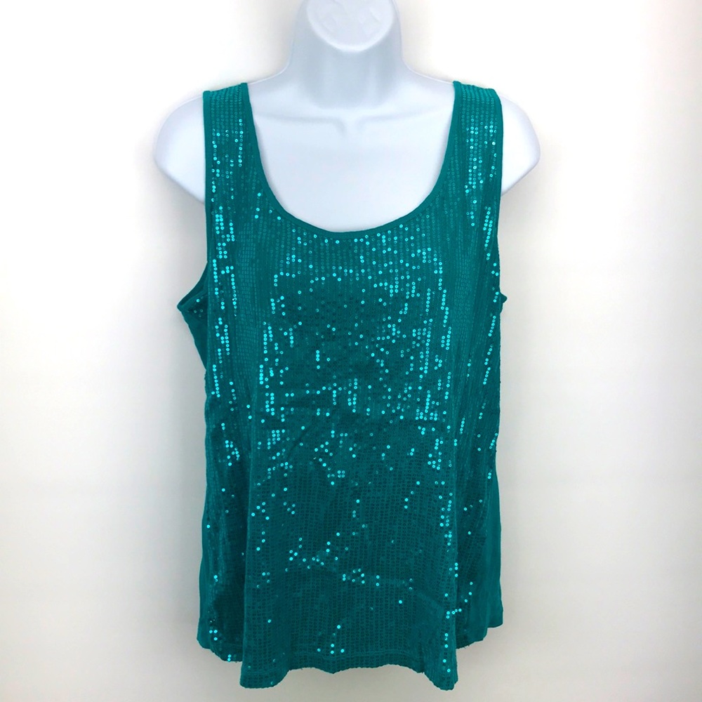 Lane Bryant Sequined Top Womens Size 14/16